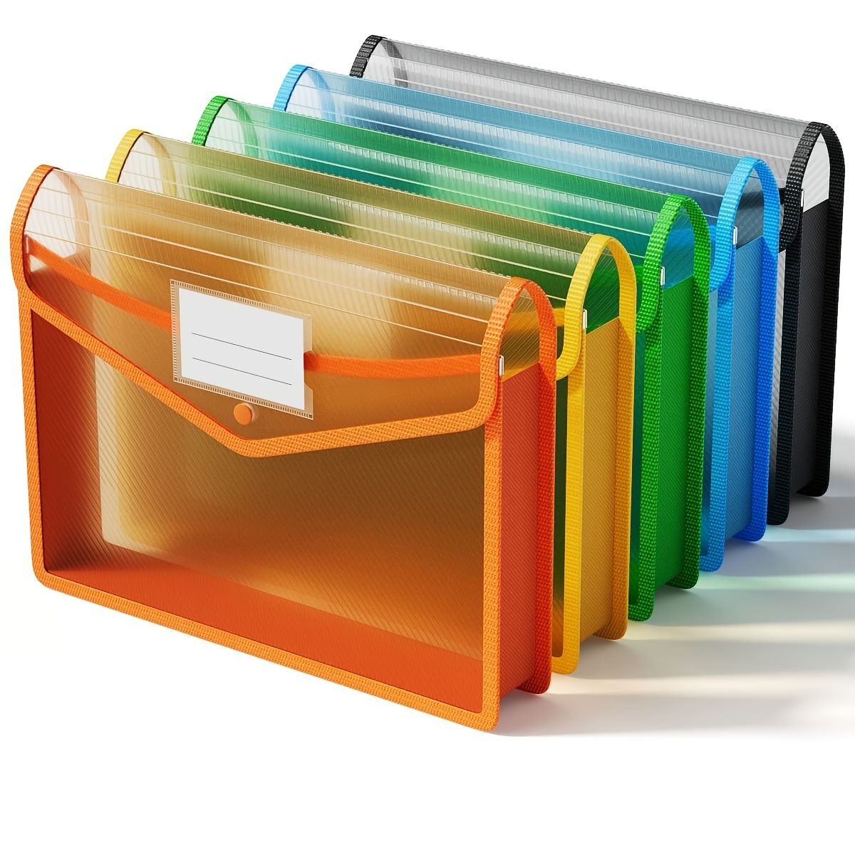 5Pcs Expanding Snap File Folders | Shop Today. Get it Tomorrow