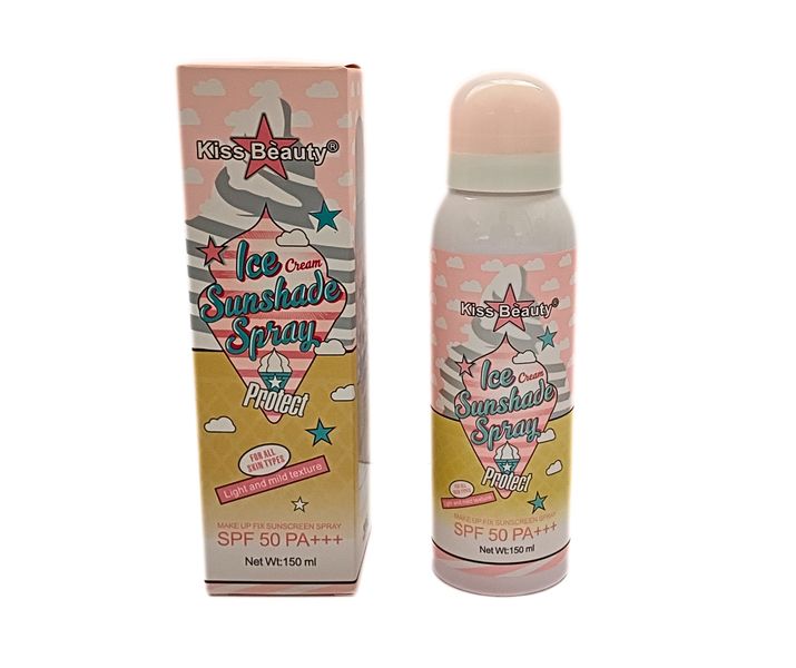 Cooling Make-up Fix Sunscreen Spray SPF 50 PA+++ | Ice Cream Sunshade Spray