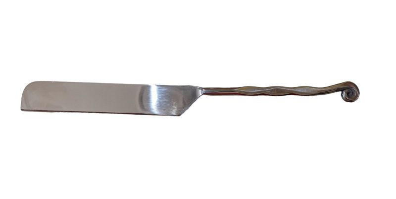 Stainless Steel Cake Knife With Curl Handle