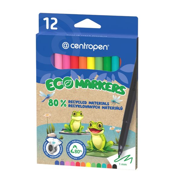 Centropen: EKO Tri Markers (Set Of 12)