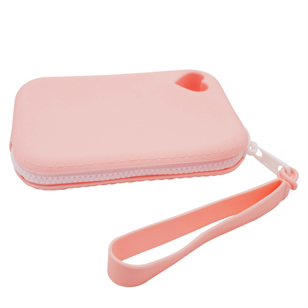 Portable Silicone Dog Treat Bag - For Outdoor Use Light Blue