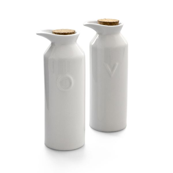 Eetrite Oil &amp; Vinegar Set White 5cmx5cmx14cm