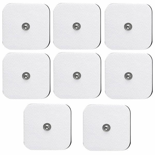 Snap Electrode Pads, Self-Adhesive Electrode Reuse More Than 30 Times - 8Piece