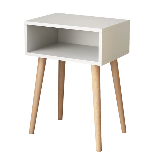 Bedside Table Nightstand Side Table End Storage Shelf Bedroom Living Room