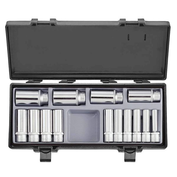Force Chrome Deep Socket Set 3/8