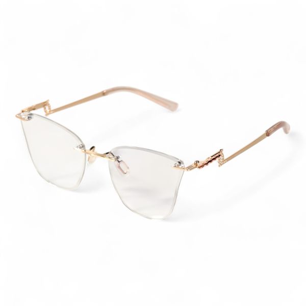 Stylish Women Anti Blue Light Glasses with Polarized Magnetic Clip-On 7207