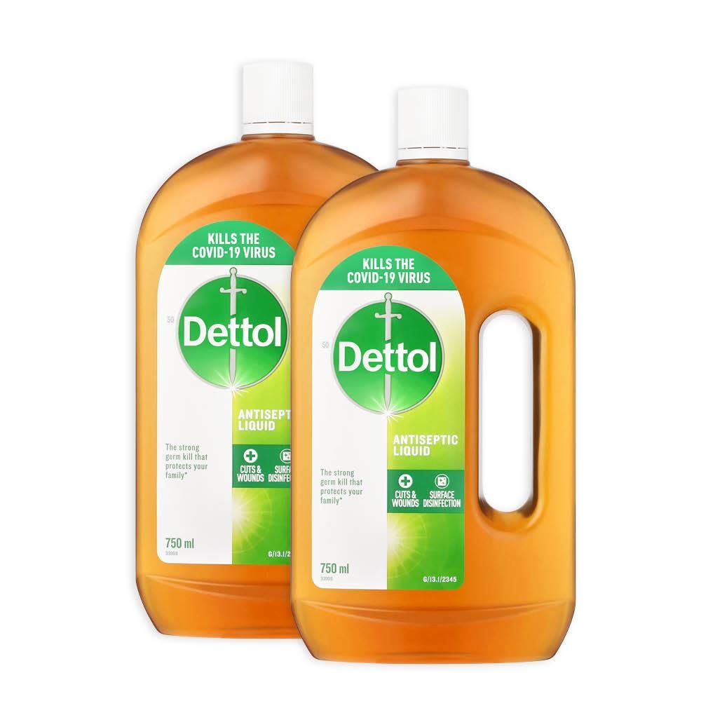 Dettol Antiseptic Liquid Disinfectant 750ml x2 Buy Online in South
