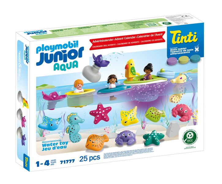Playmobil Advent Calendars - Junior &amp; Tinti: Colourful Bath Time - 25 Piece