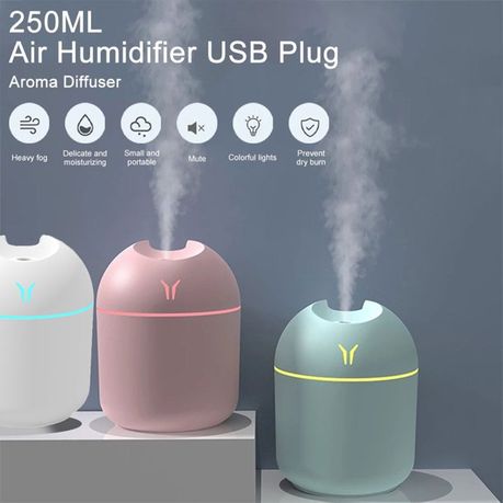 Humidifier, Cool Mist Portable Mini USB Humidifier pink