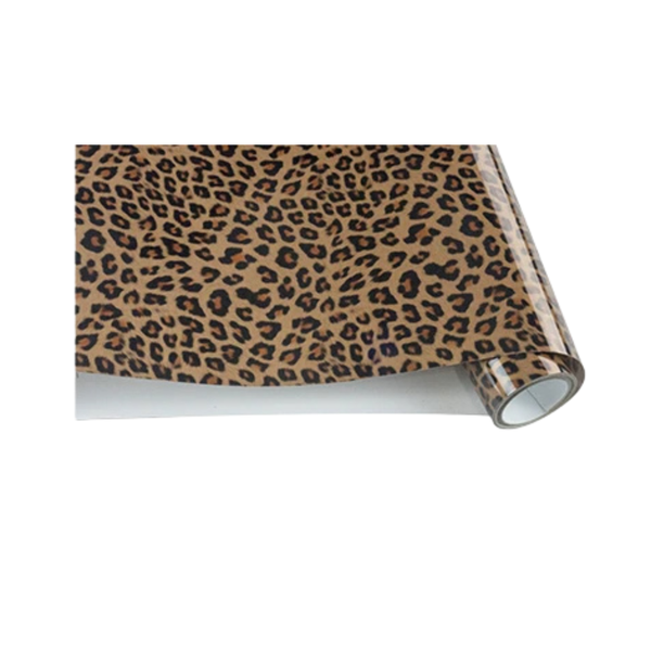 PU T-Shirt Transfer Vinyl - Golden Beige Leopard 61cm x 2m