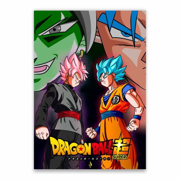 Goku Black VS Goku Blue Poster - A1