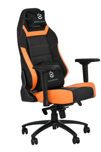 Rogueware GC400 Expert Gaming Chair - Black/Orange - Up To 200KG