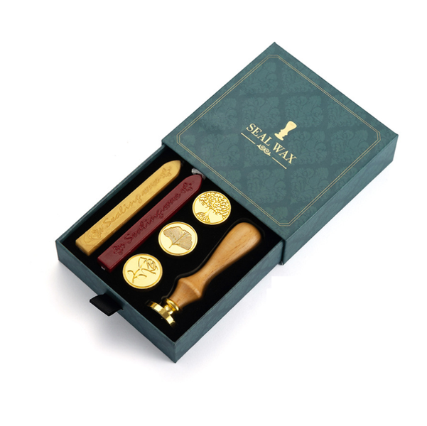 Creative Retro Double Wax Fire Paint Seal - Envelope Sealing Wax, Gift Set