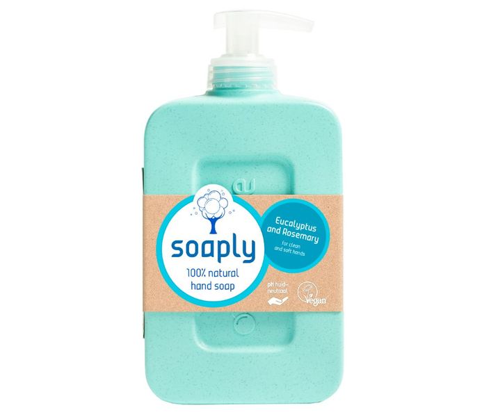 Soaply Natural Hand Soap Eucalyptus And Rosemary 300ml