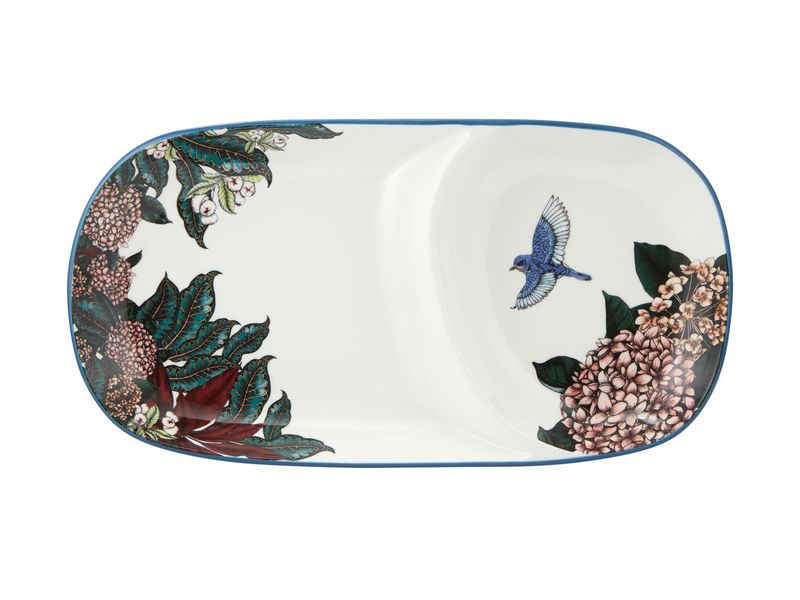 Maxwell and Williams - The Blck Pen Reminisce Oblong Dip Platter 36x19cm