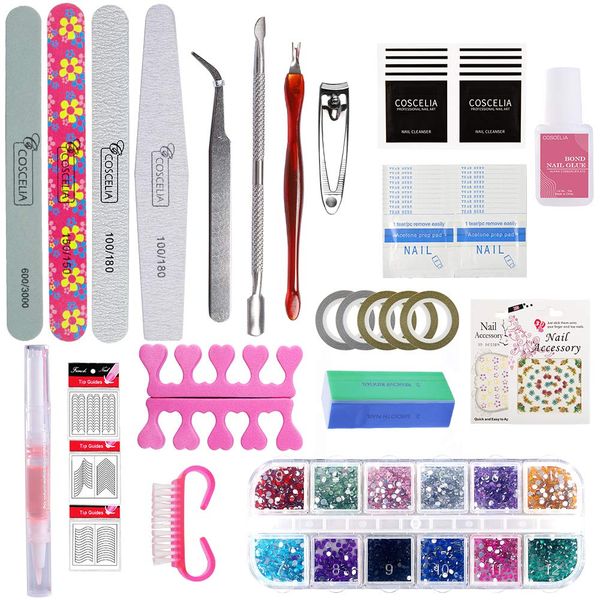 Coscelia Gel Nail Starter Kit 10 Piece Gel Polish (Parallel import)