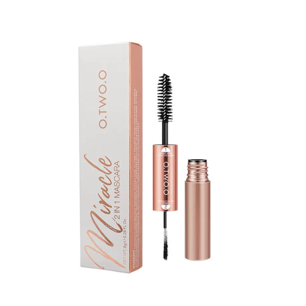 O.TWO.O Miracle 2 In 1 Volume Fiber Mascara