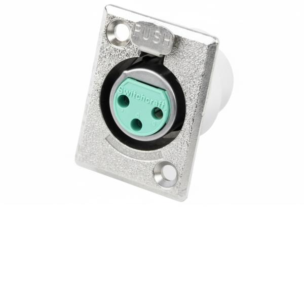 XLR-D3F 3-Pin Female XLR Chassis Connector