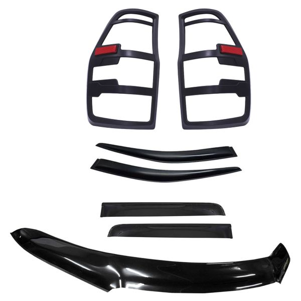 Styling Combo Kit Compatible with Ford Ranger 2016-2022 Double Cab - Black