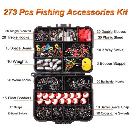 Sport 273 Piece All Inclusive Jumbo Fishing Tools And Accessories Kit, Shop Today. Get it Tomorrow!