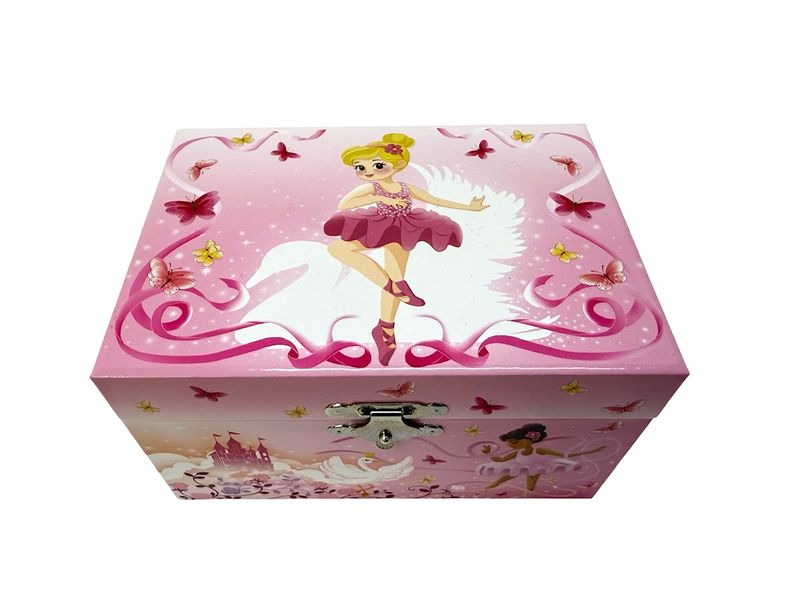 Musical Ballerina Jewellery Box -Ballerina Girl Swan Princess Theme