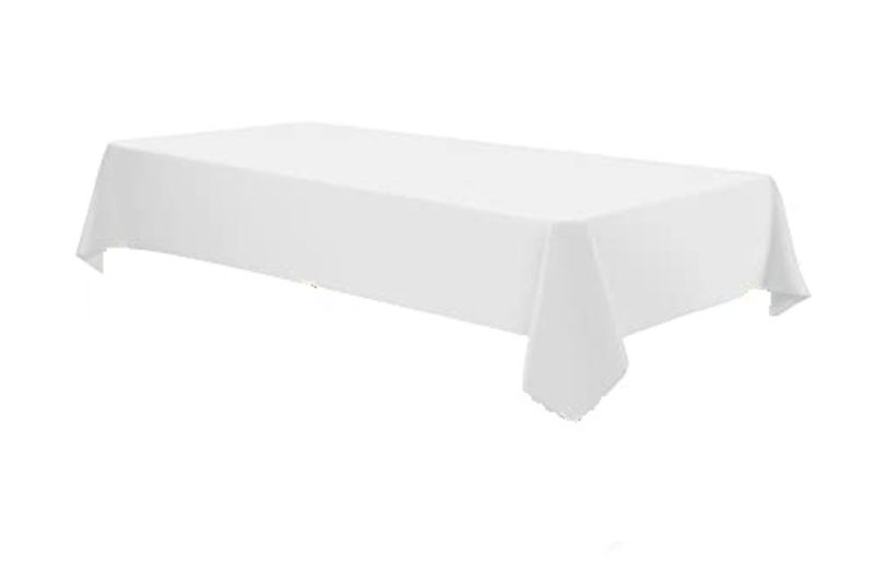 Tablecloth Rectangular White - 127cm x 203cm