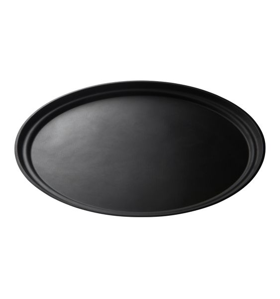 Tray Camtread Non-Slip Fiberglass - Round - 400mm (Black) Cambro