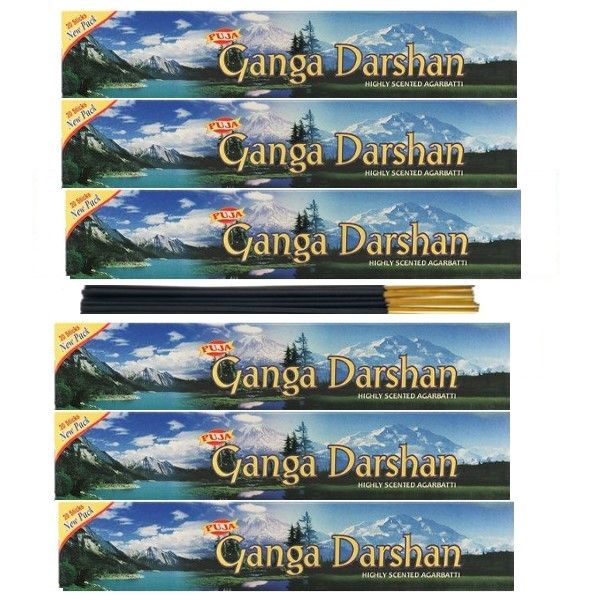 Puja Incense Sticks Highly Scented Agarbatti - Ganga Darshan - 120 Sticks