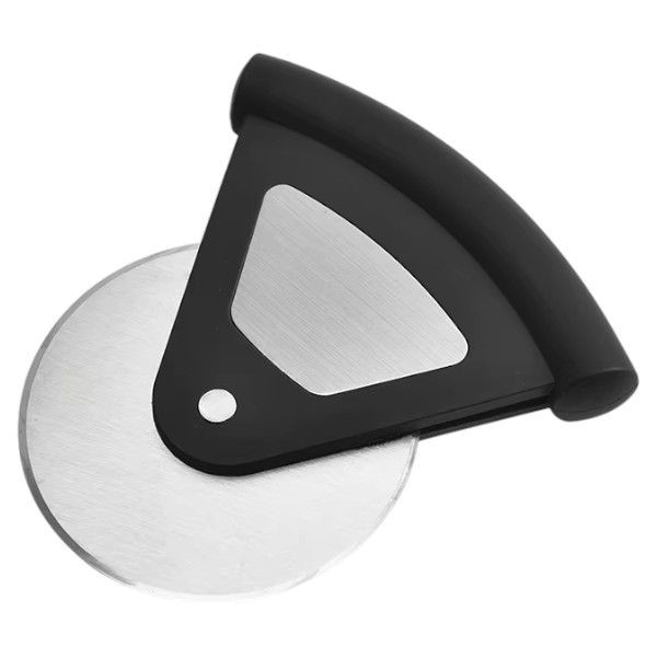Stainless Steel Disc Pizza Cutter - Black