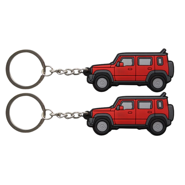 KR Custom Key Chain Compatible with Suzuki Jimny 5 Door: 2023- (2-Piece)