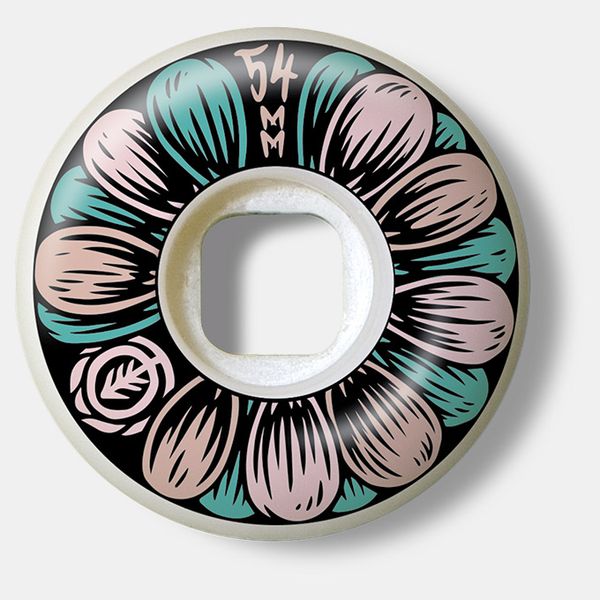 Element Timber Garden Wheel - Black Flower Power - 54MM 99A