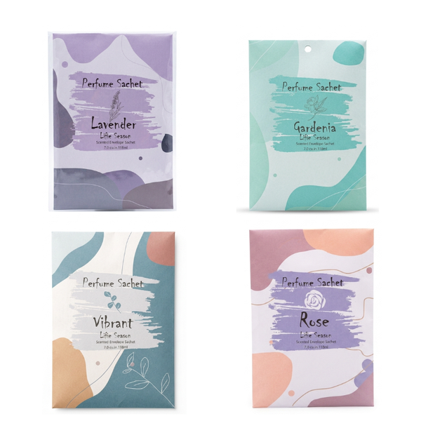 Floral Bundle Scented Sachets - 6 Piece Assorted Fragrance Pack