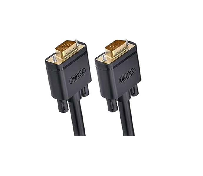 Unitek VGA Male to Male 15 Pin Monitor Cable - 5 Meter
