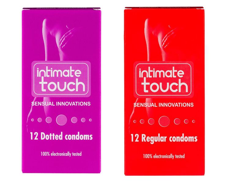 Intimate Touch - 2 Pack - 12 Dotted + 12 Regular Condoms