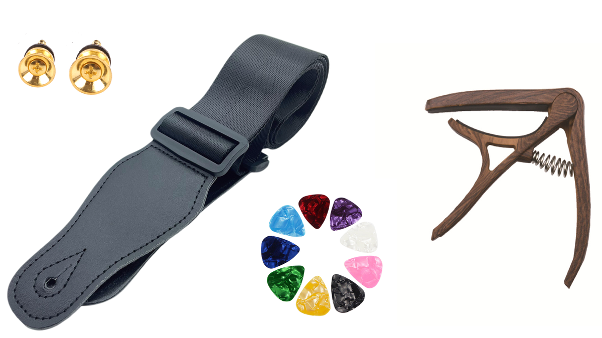 Guitar Accessories Guitar Capo Guitar Strap and strap button 5 Guitar pick