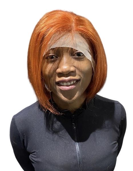 Orange 6" 13x4 Lace Frontal