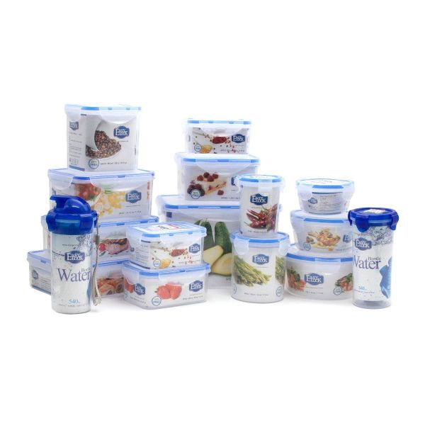Easy Lock Smart Storage Containers - 16 Piece Set, Airtight &amp; Stackable
