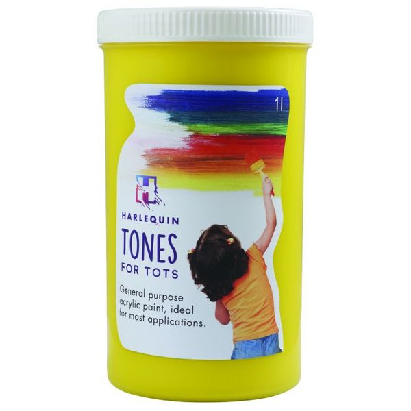 1L Lemon Yellow Tones for Tots Craft Paint