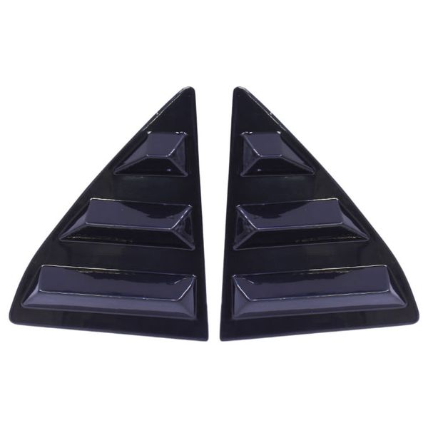 Side Window Louvres Suitable Compatible With Toyota Avalon 2004 - Gloss Black - Set