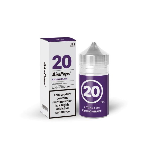 Airscream - E-Liquids - Kyoho Grape - 30ml - 4% Nic Salts