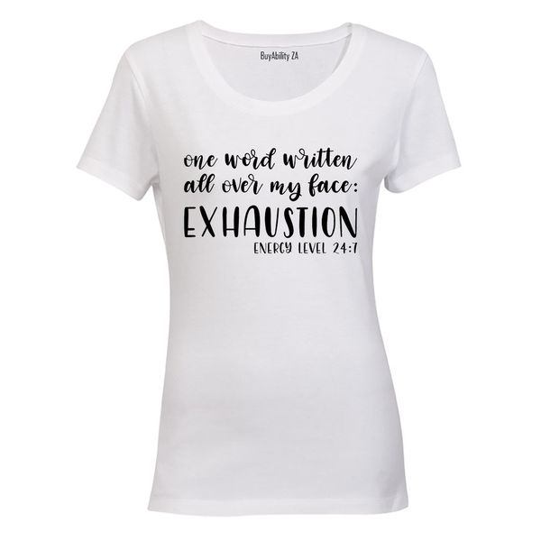 Exhaustion - Ladies - T-Shirt (Black)