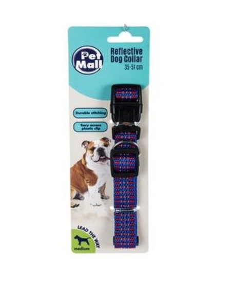 Pet Mall - Reflective Dog Collar - 35-51cm