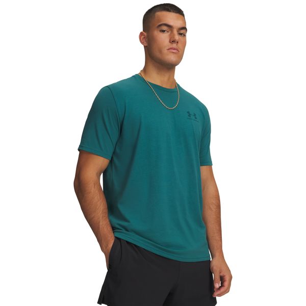Under Armour Men's Sportstyle Left Chest Short Sleeve T-Shirt - Rack Green
