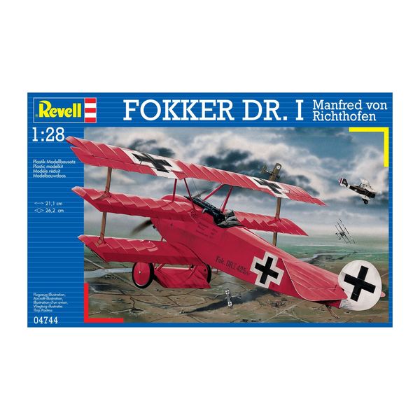 Revell 1/28 Fokker Dr.I "Richthofen" Plane Plastic Model Kit