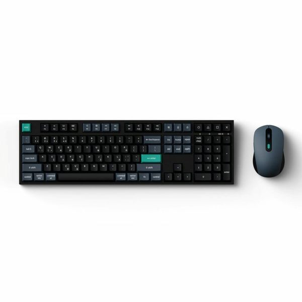 Keychron B36 100% Layout Wireless Keyboard and Mouse Combo - Black/Green