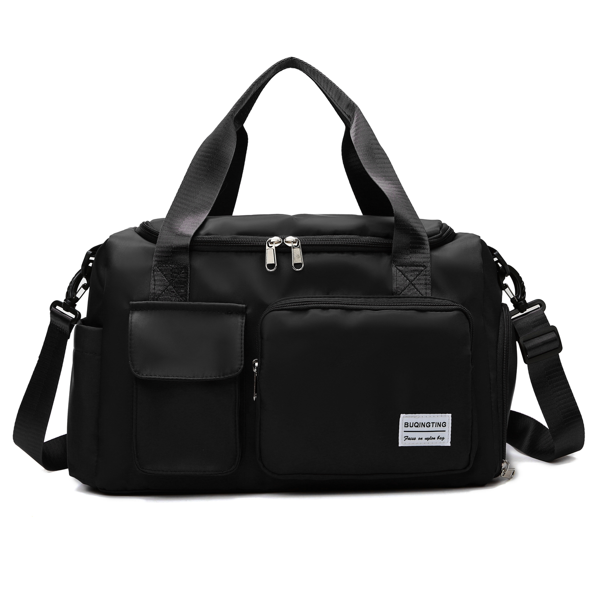 Sports Gym and Travel Duffel Bag with Wet Pocket & Shoes Compartment ...