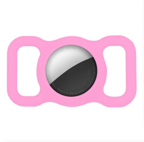 TUFF-LUV Pet Dog Collar Holder For Apple Airtag - Pink