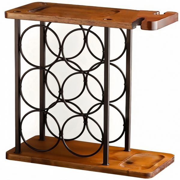 Double-Layer Wine Stand Wine Rack Countertop Wine Storage Rack Wine Rack