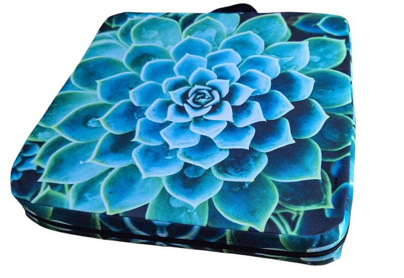 Outdoor Stadium Cushion - Huge Beautiful Green Succulent