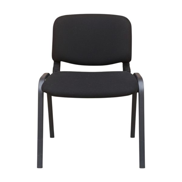 SMTE Black Stackable Office &amp; Boardroom Visitor Chair SCT